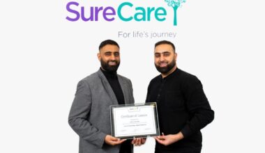 Afzal and Amar Khan who have set up SureCare Stourbridge, Hagley and Halesowen