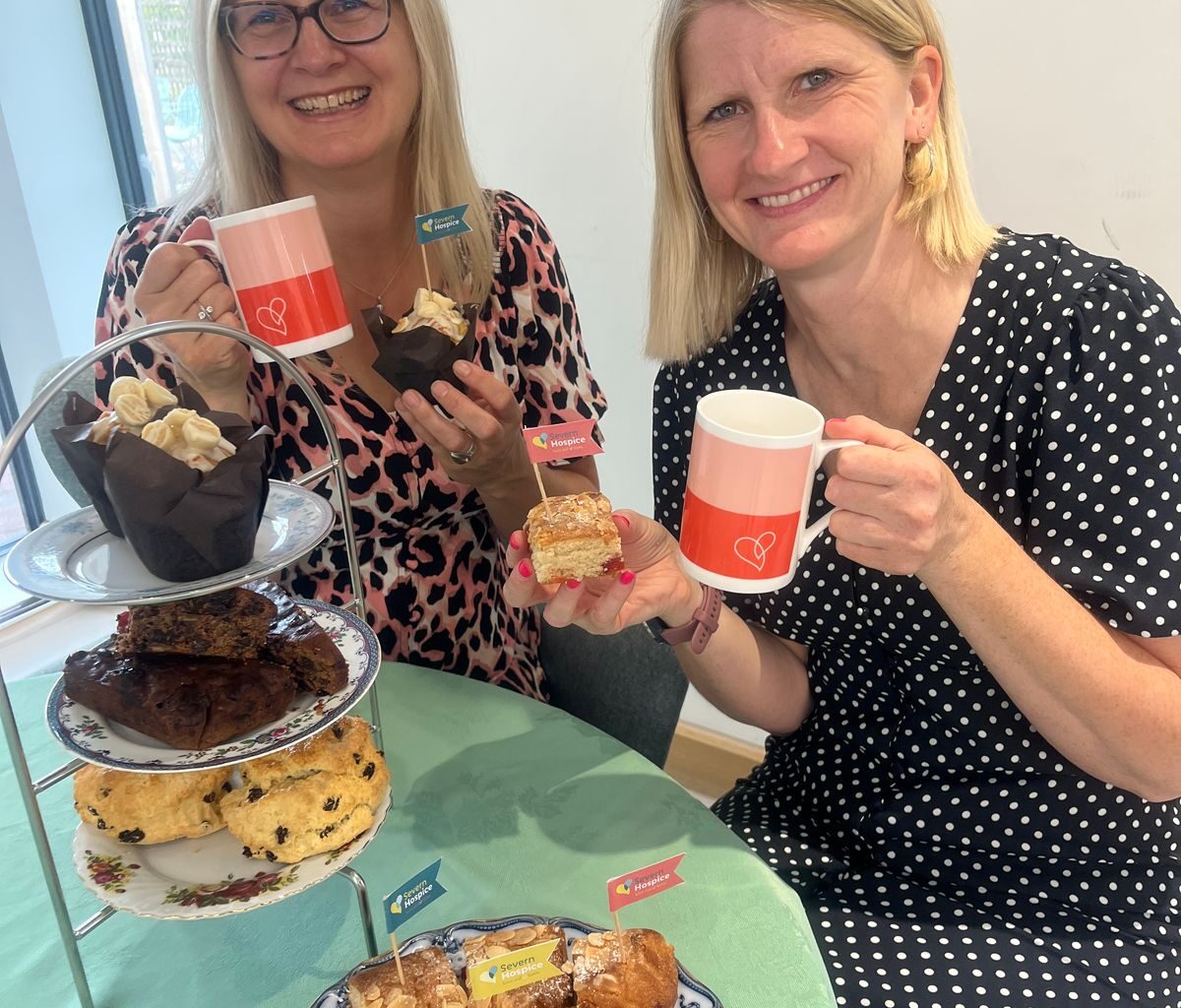 Severn Hospice Health Care Assistants Sharon Pugh and Barbara Hyne.