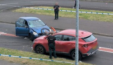 Two men arrested on suspicion of ‘grievous bodily harm with intent’ after crash involving scrambler motorbike