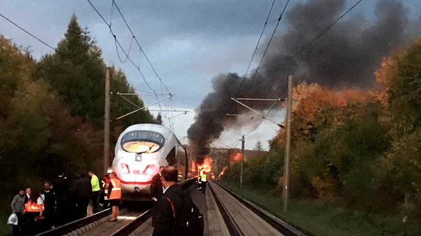 Fire on Railway Lines in Germany Sparks Investigation