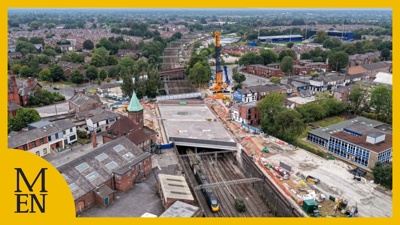 Railway through Stockport reopens as Greek Street bridge replaced