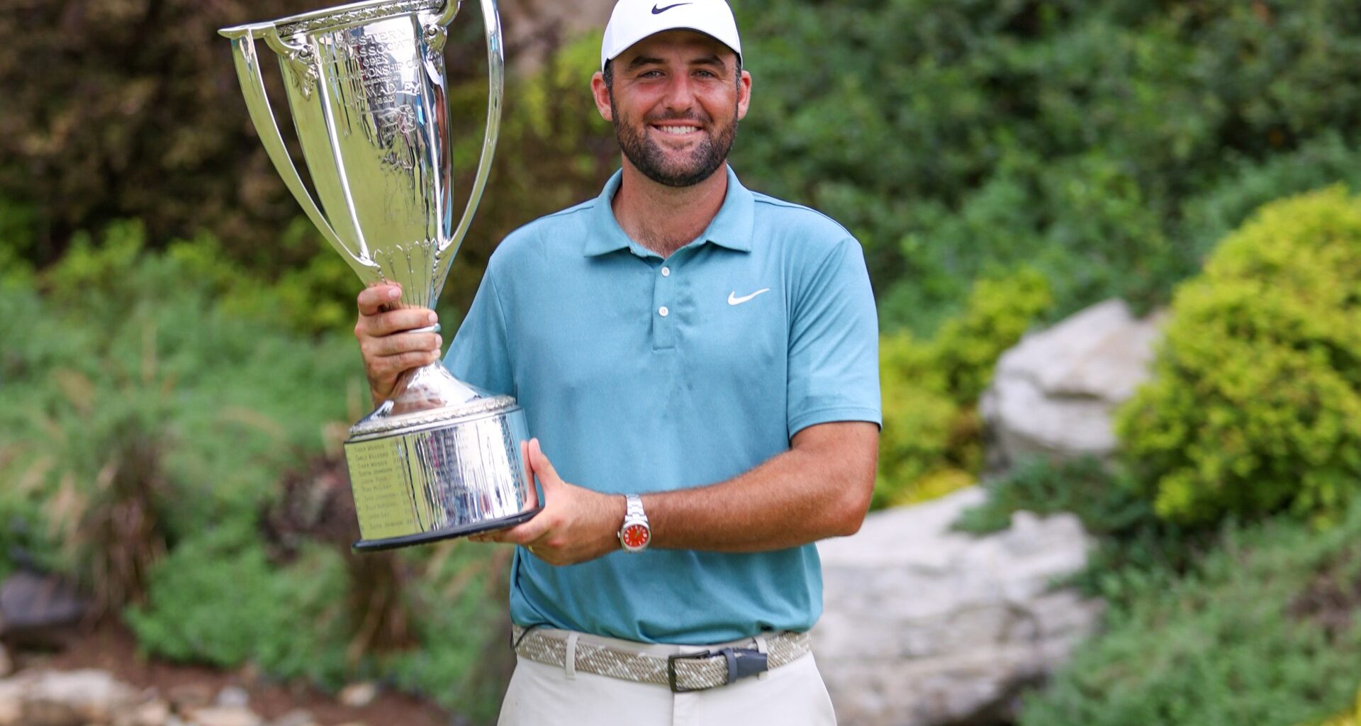 TOUR Championship 2025 second round tee times brought forward plus leaderboard and prize money for FedEx Cup finale
