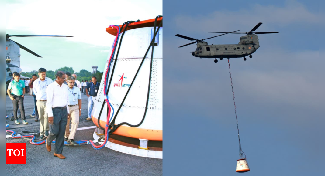 Gaganyaan: Isro completes key first integrated drop test