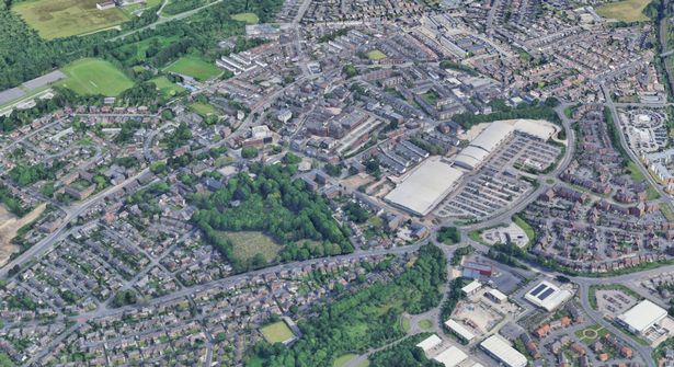 Map of Prescot 