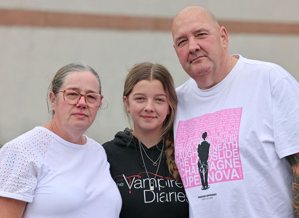 Ruth and Robbie Green with their daughter Bree'ann from Bidston