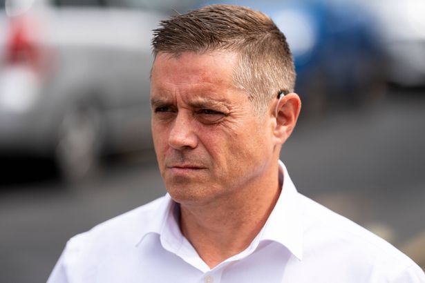 Former London's Burning actor John Alford outside St Albans Magistrates' Court, Hertfordshire, where he is charged with four counts of sexual activity with a child, and two counts relating to a second female - of sexual assault and assault by penetration. Alford, who first found fame in Grange Hill, is charged under his real name John Shannon. Picture date: Tuesday August 26, 2025.