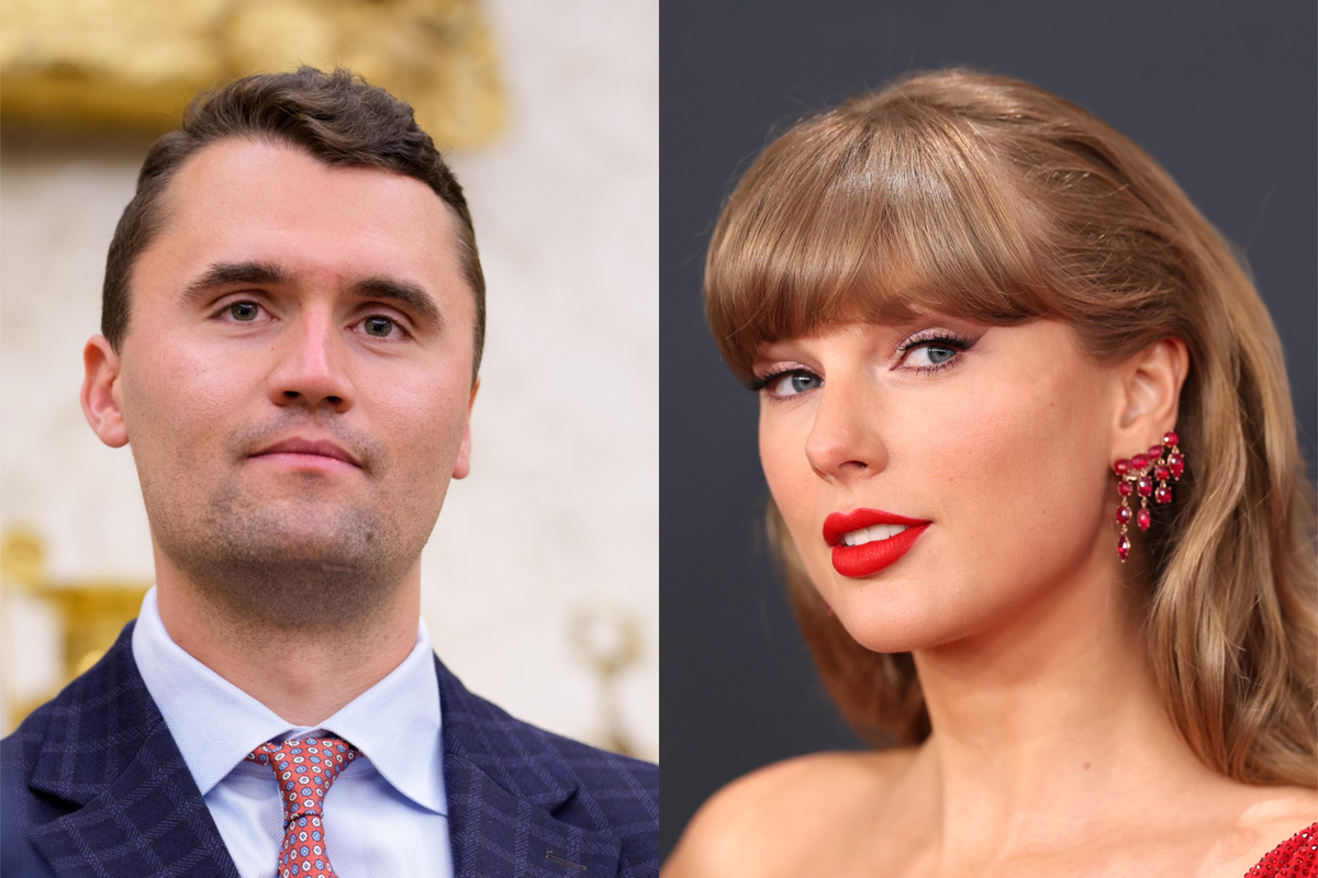 Charlie Kirk claims Taylor Swift’s engagement to Travis Kelce is a sign she’ll become ‘conservative’: ‘Submit to your husband’