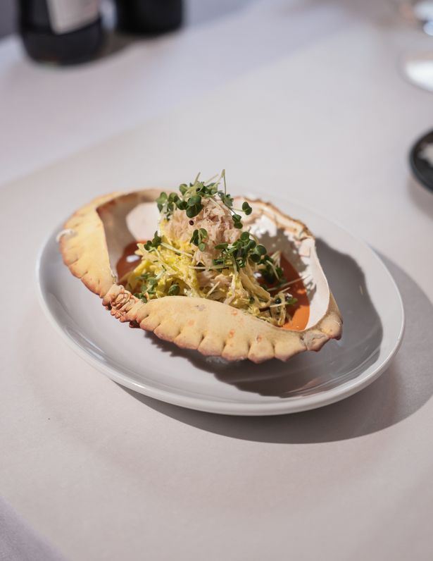 Brixham crab, celeriac remoulade and mustard cred served at Winsome 
