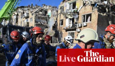 EU delegation building damaged by Russian strike on Kyiv - Europe live | Europe