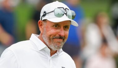 Phil Mickelson makes fun of US Ryder Cup hopeful ahead of Keegan Bradley press conference