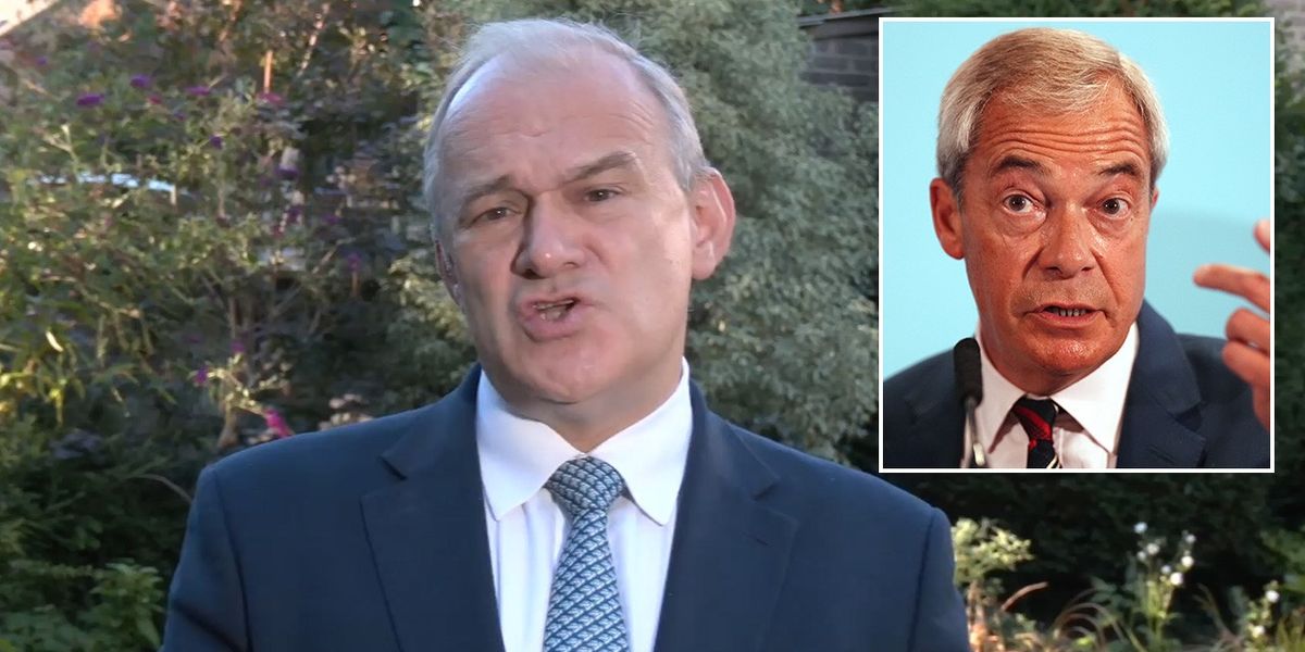 Ed Davey demands APOLOGY from Nigel Farage as he blames 'Brexit' for migrant crisis: 'They caused this problem!'