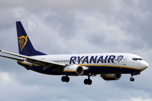 Ryanair aircraft. Photo by Colin Lane