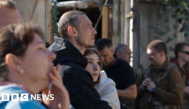 Kyiv in mourning after strikes as allies discuss military support