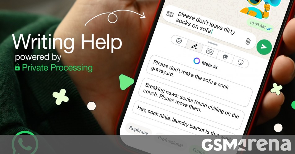 WhatsApp launches AI-powered Writing Help