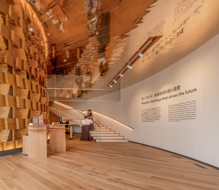 Poland Pavilion Expo 2025 Osaka / interplay architects - Interior Photography, Wood