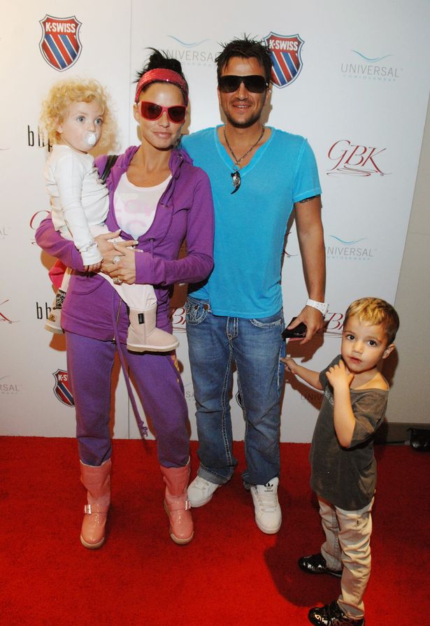  Television Personalities Katie Price, Peter Andre, Junior and Princess 