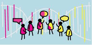Capturing language change through the genes