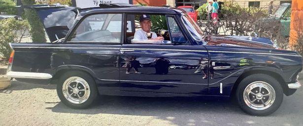 Graham Lomas and his pride and joy - the 1968 Triumph Vitesse.