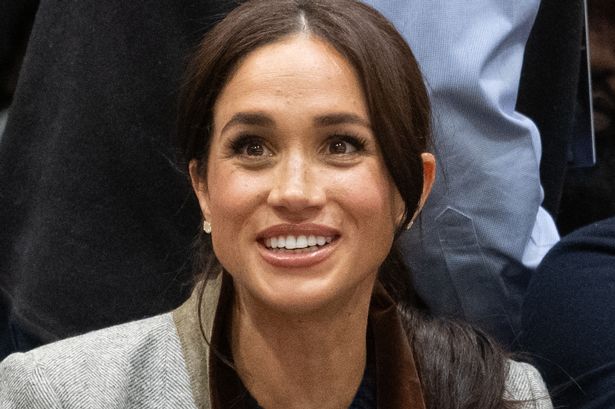 Meghan, Duchess of Sussex attends the wheelchair basketball match between the USA v Nigeria during day one of the 2025 Invictus Games at the Vancouver Convention Centre on February 09, 2025 in Vancouver, British Columbia. 