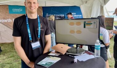 Andy Lassey was talking about Antler Bio, a company that ties maangement to genetic potential through epigenetics. Photo: John Greig