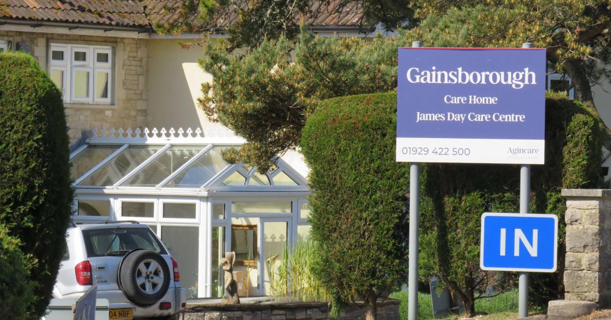 Gainsborough Care Home, Swanage, rated 'good' by CQC