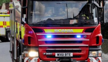 Large Streamcross blaze leads to emergency cordon in place