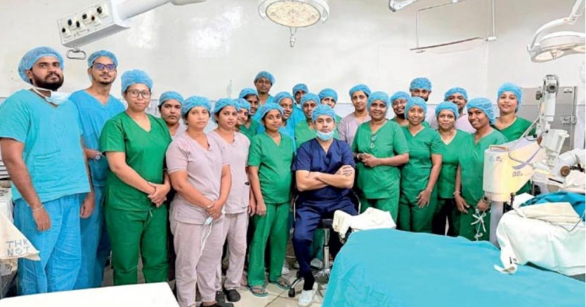 Former IRH eye doctor breaks world record on mercy mission