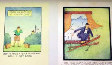 Rare Glen Baxter exhibition at Shandy Hall in Coxwold