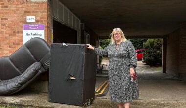 Princes Road, Romford fly-tipping angers homeowner