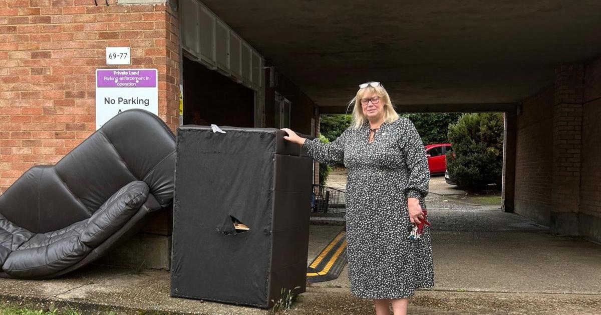 Princes Road, Romford fly-tipping angers homeowner