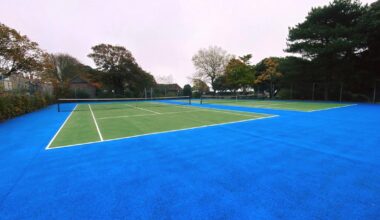 Temporary closure of park tennis courts for works Lowestoft