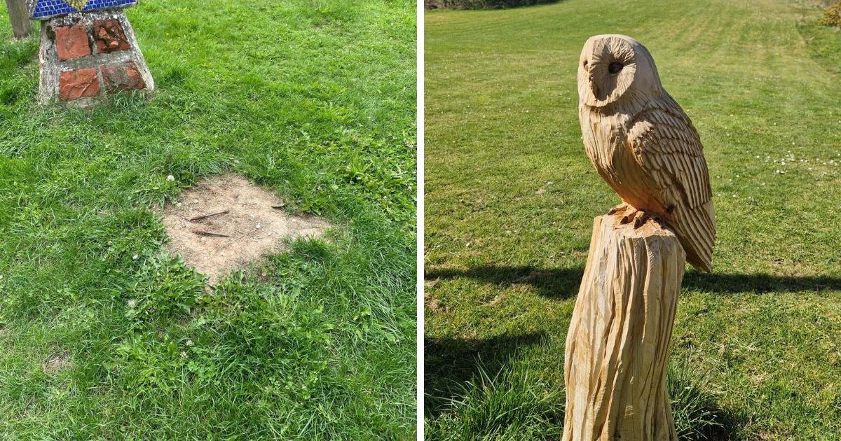 Sculpture stolen from Sadlers Wood in North Walsham