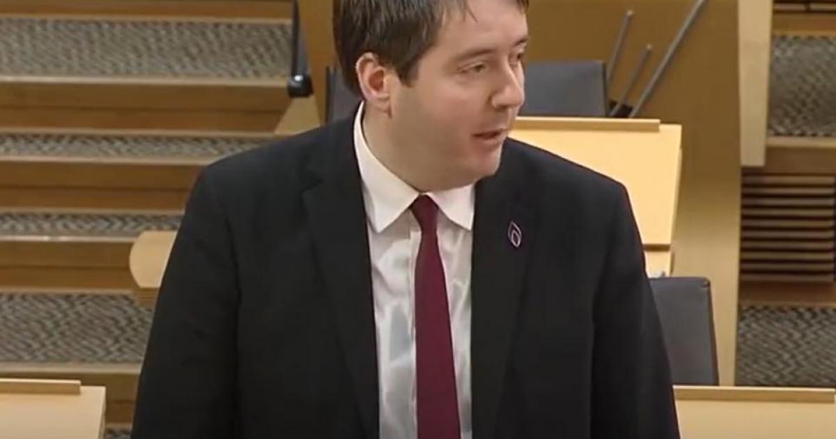 Neil Bibby MSP on exam results day for North Ayrshire pupils