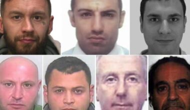 National Crime Agency's most wanted list August 2025