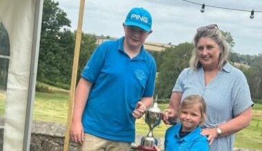 Young golfers compete for Mel Neale Trophy at Trefloyne