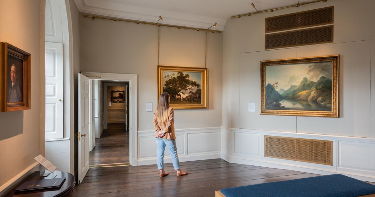 Famous artworks on display at Auckland Palace, Bishop Auckland