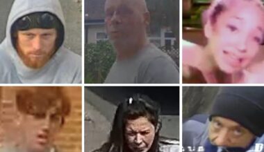 Photos from West Yorkshire Police's Caught on Camera appeals