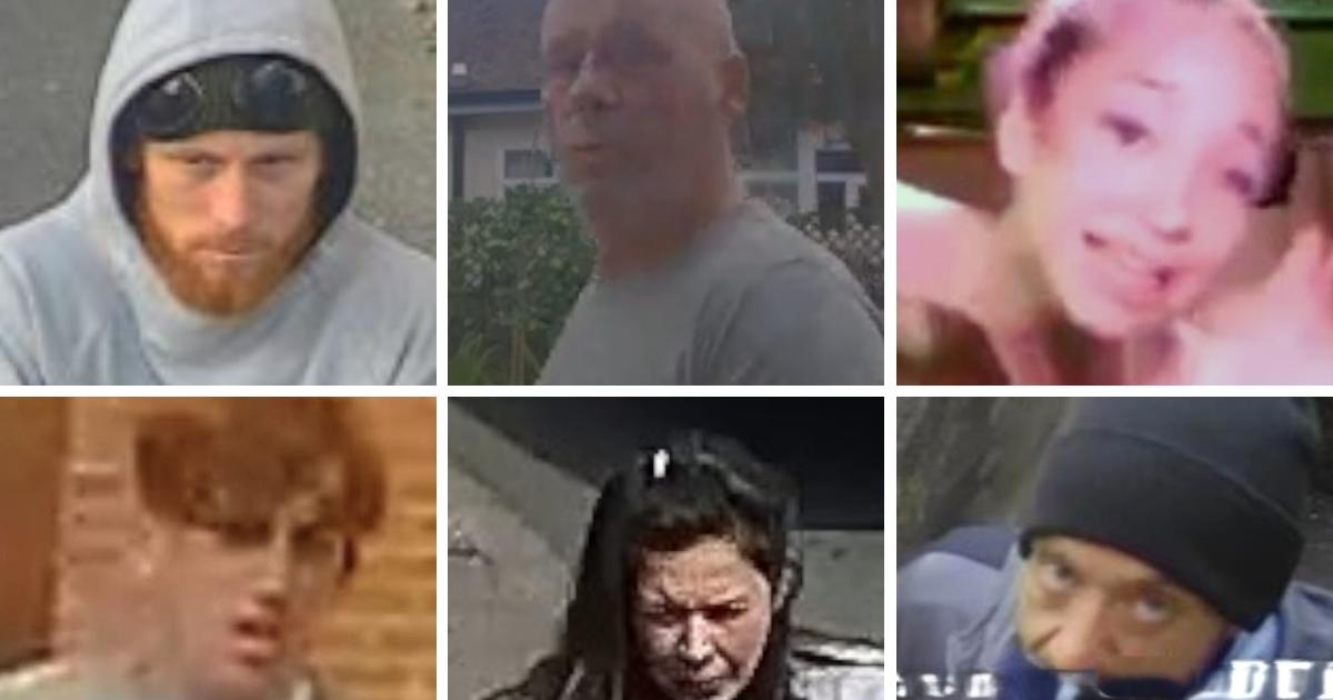 Photos from West Yorkshire Police's Caught on Camera appeals