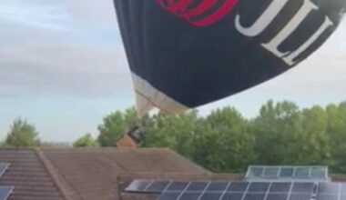 Hot air balloon collides into primary school in Bristol