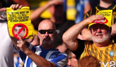 Bolton Wanderers show solidarity with Sheffield Wednesday