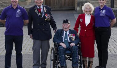 Veterans return to Scotland for ‘magical’ visit to Edinburgh Tattoo