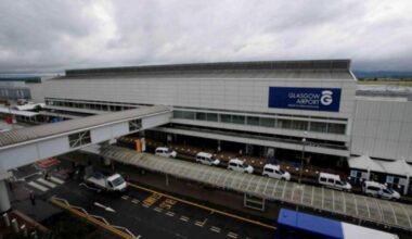 THIS is why passengers faced delays at Glasgow Airport today