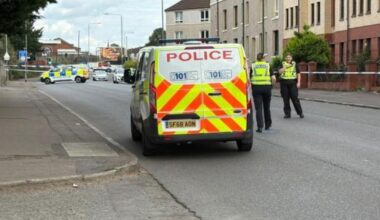 Police issue update after Glasgow road shut due to 'stabbing'