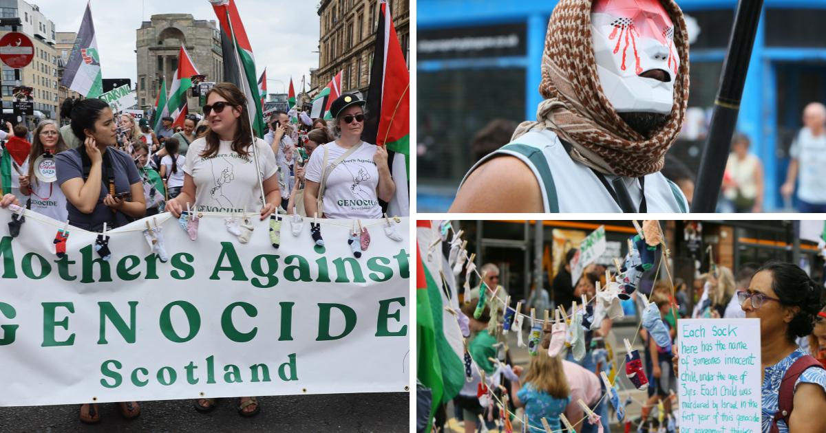 11 images from 'Stop The War' demonstration in Glasgow
