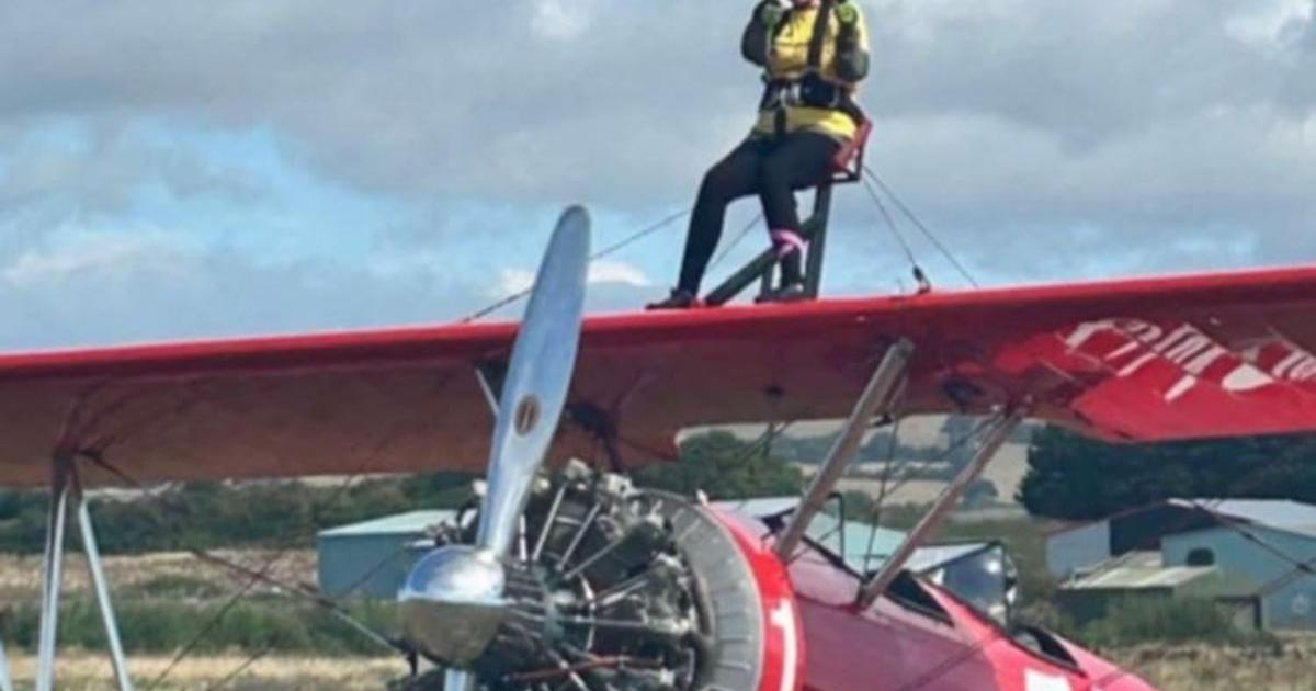 Wing walker raises thousands for Mountbatten Hospice