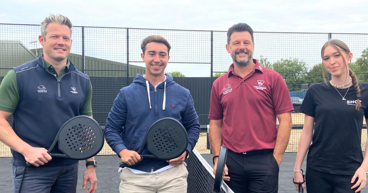 Padel Point at Norfolk Premier Golf has opened its courts