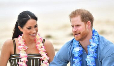 ‘What a man’: Harry shows off surfing skills in video posted by Meghan