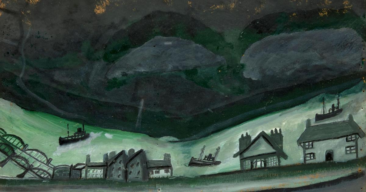 'Long-lost' painting by St Ives artist Alfred Wallis at auction