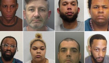South Londoners jailed in August 2025 including road-rager