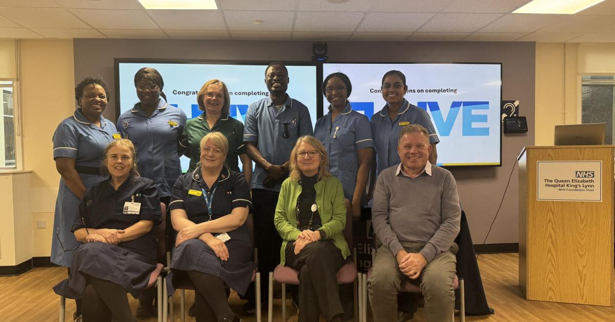 QEH's THRIVE Programme a finalist in Nursing Times Awards